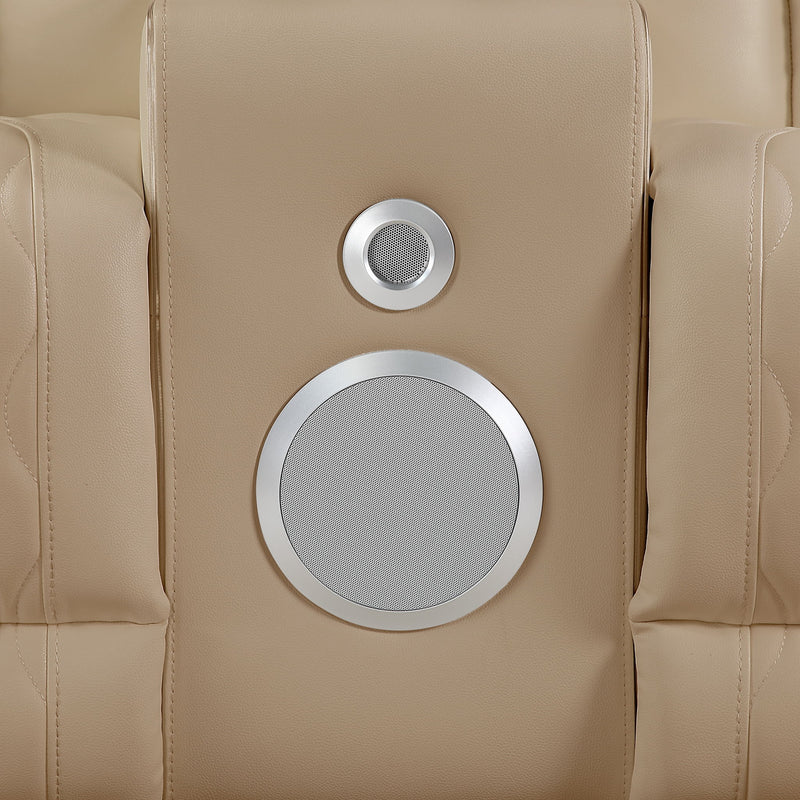 Electra - Power Reclining Set With Power Headrests, Massage And LED Lighting