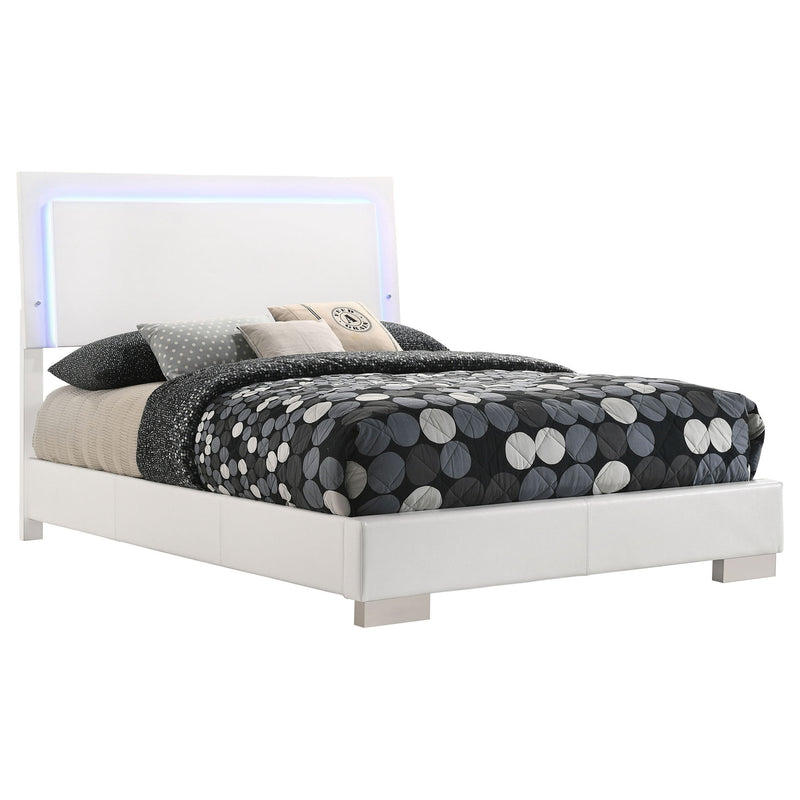 Felicity - LED Panel Bed With Built In Lighting