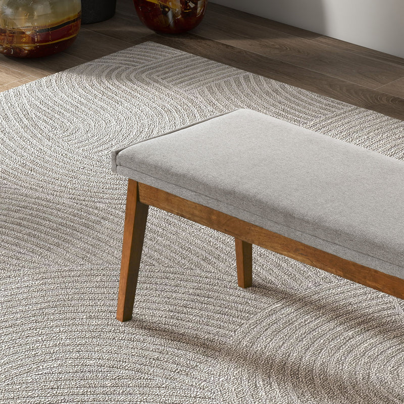 Warren - Bench - Brown / Light Gray