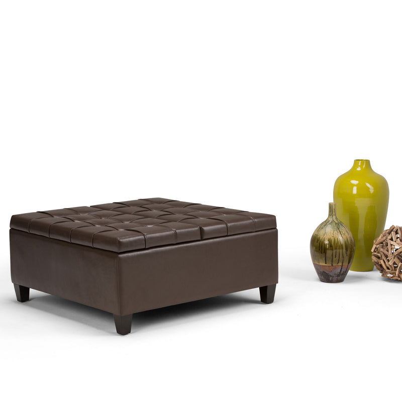 Harrison - Upholstered Coffee Table Storage Ottoman