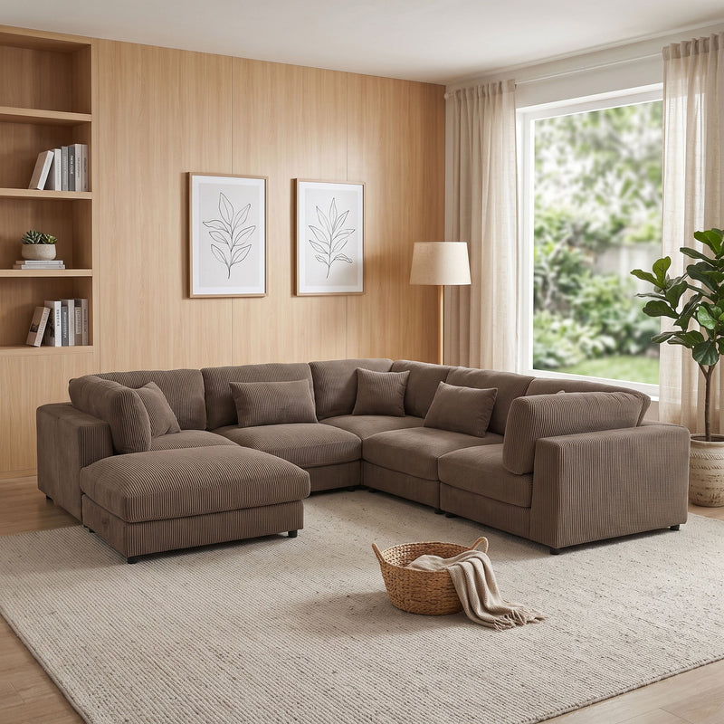Upholstered Modular Sectional & Custom Configuration