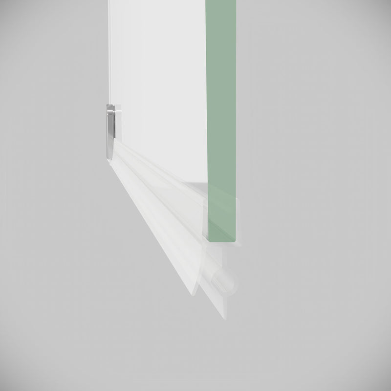 Frameless Neo Angle Shower Door WithTempered Glass