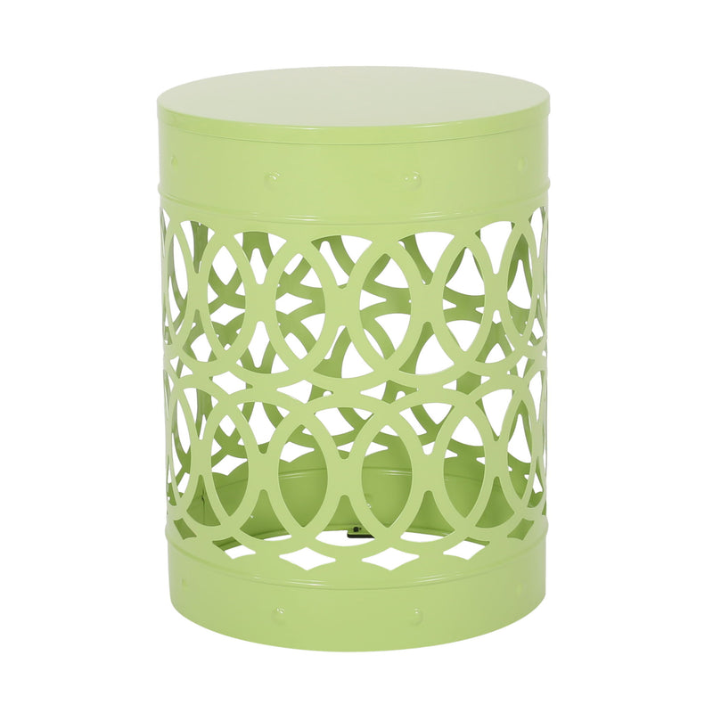 Outdoor Metal S/2 End Table
