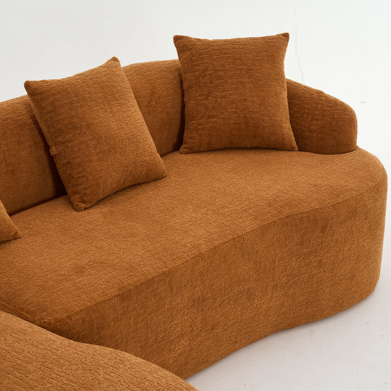 Combined Sofa With 4 Pillows