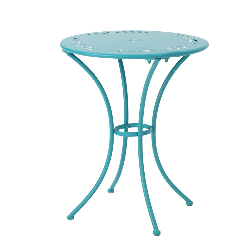 Lourdes - 3 Piece Metal Set - Teal