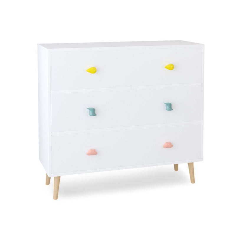3 Drawer Dresser, Storage Cabinet With Anti Tip Safety