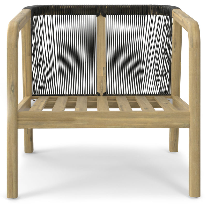 Palmetto - Outdoor Conversation Chair (Set of 2) - Silver