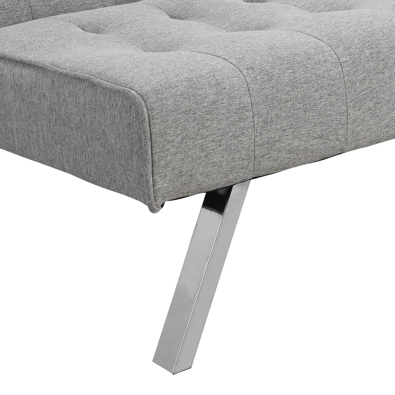 Modern Sofa Bed With Wood Frame And Stainless Legs