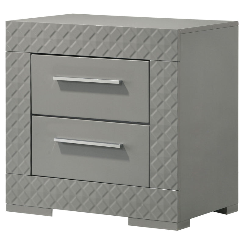 Pierce - 2 Drawer Nightstand, Bedside Table