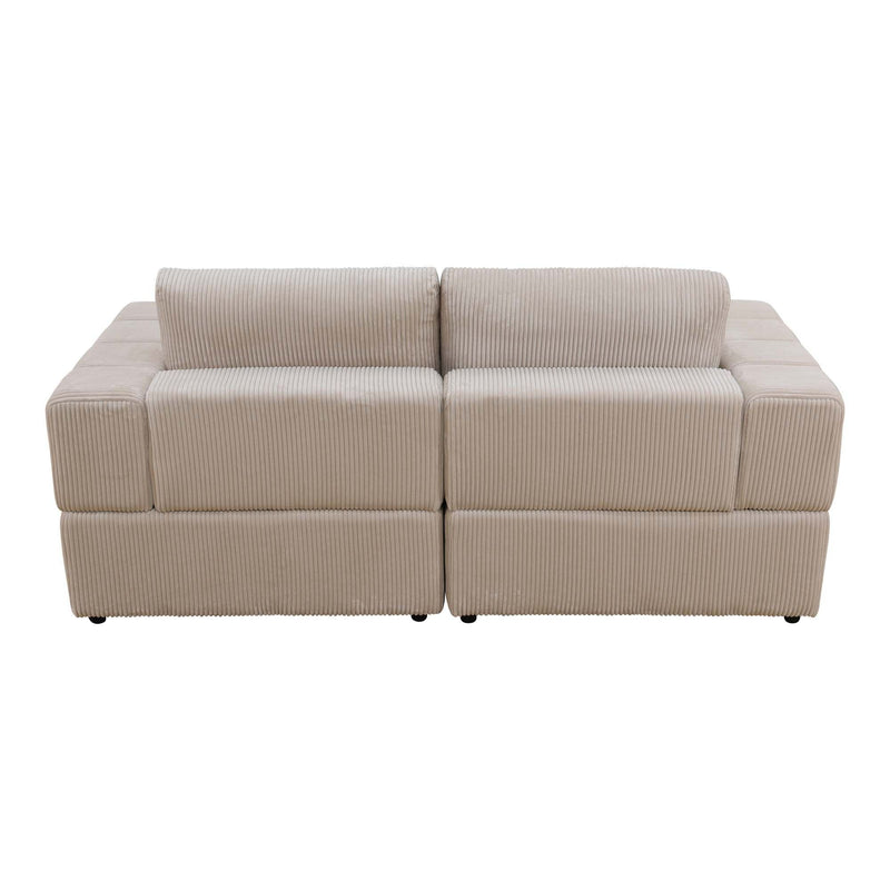 Oversized Modular Loveseat Set