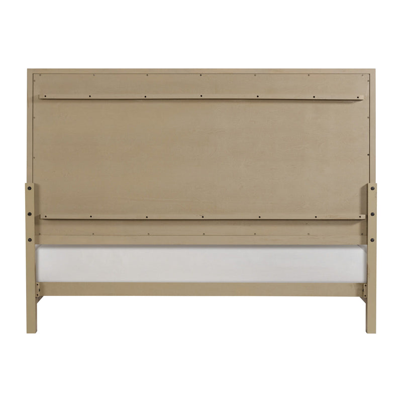 King Panel Bed - Brown