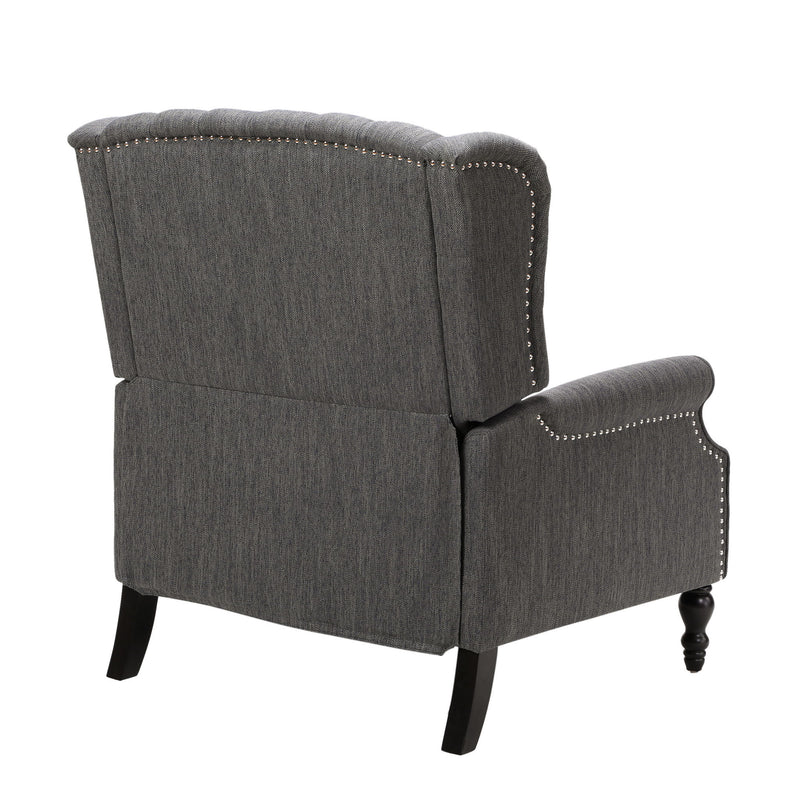 Dunham - Contemporary Fabric Tufted Oversized Pushback Recliner