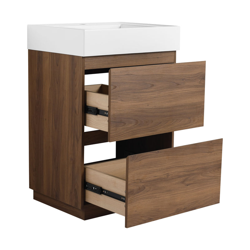 Modern Freestanding Bathroom Vanities With Single Sink Combo