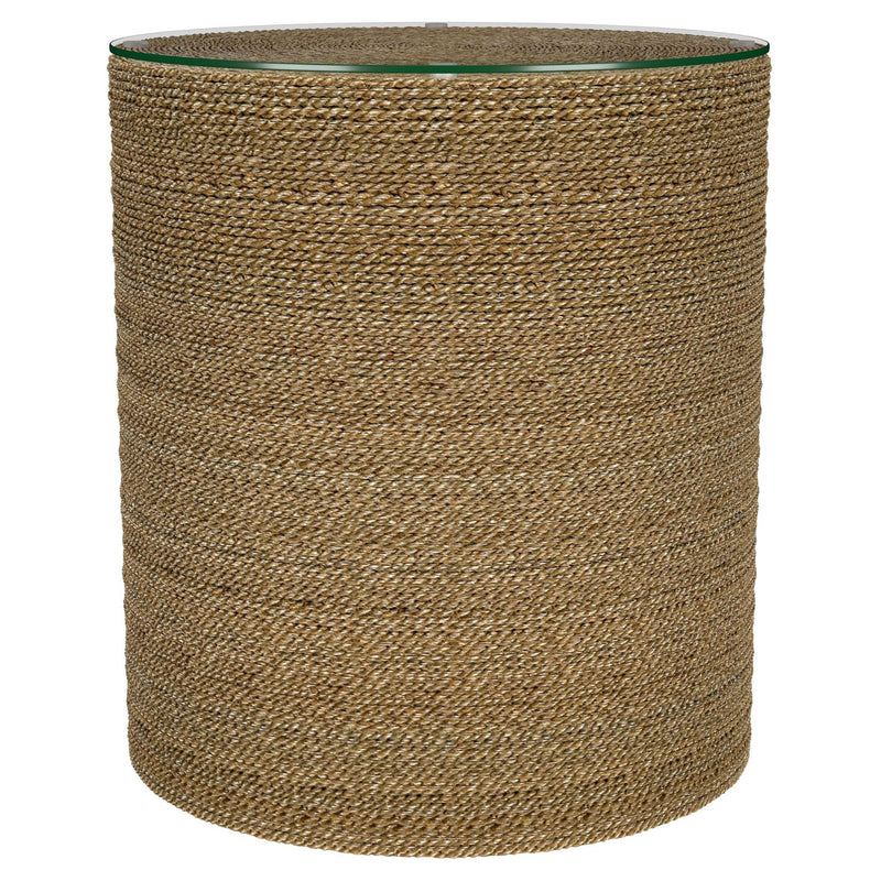 Burma - Round Side Table - Light Brown
