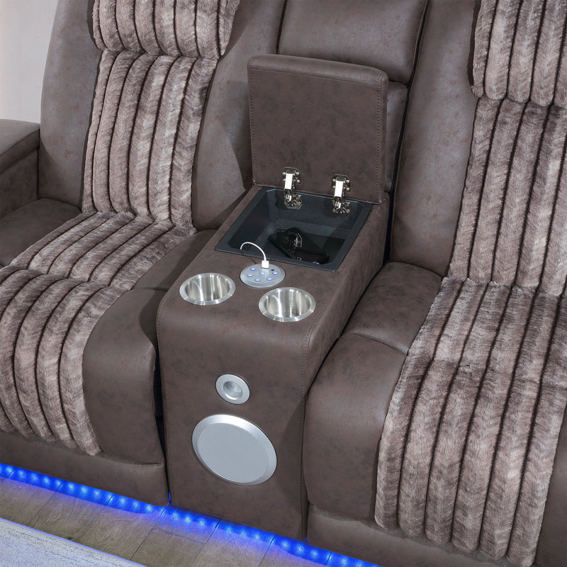 Duran - Power Reclining Loveseat With Power Headrest