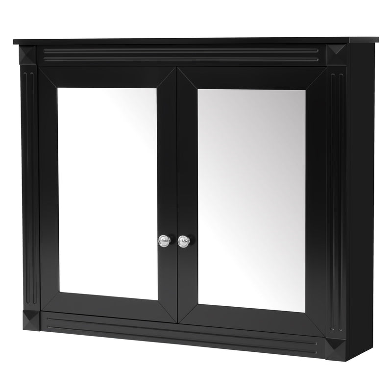 Wall-Mounted Medicine Cabinet With 2 Mirrors, Adjustable Shelves