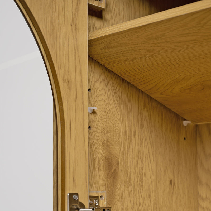 Modern Sideboard Cabinet With 1 Drawer And 2 Arched Doors