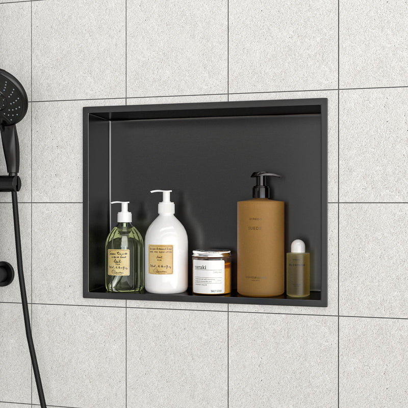 Stainless Steel Shower Niche With Seamless Design For Bathroom Storage