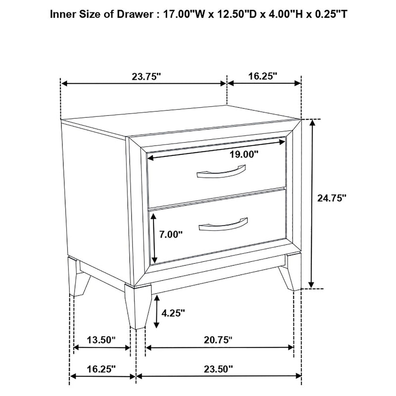 Carina - Panel Bedroom Set