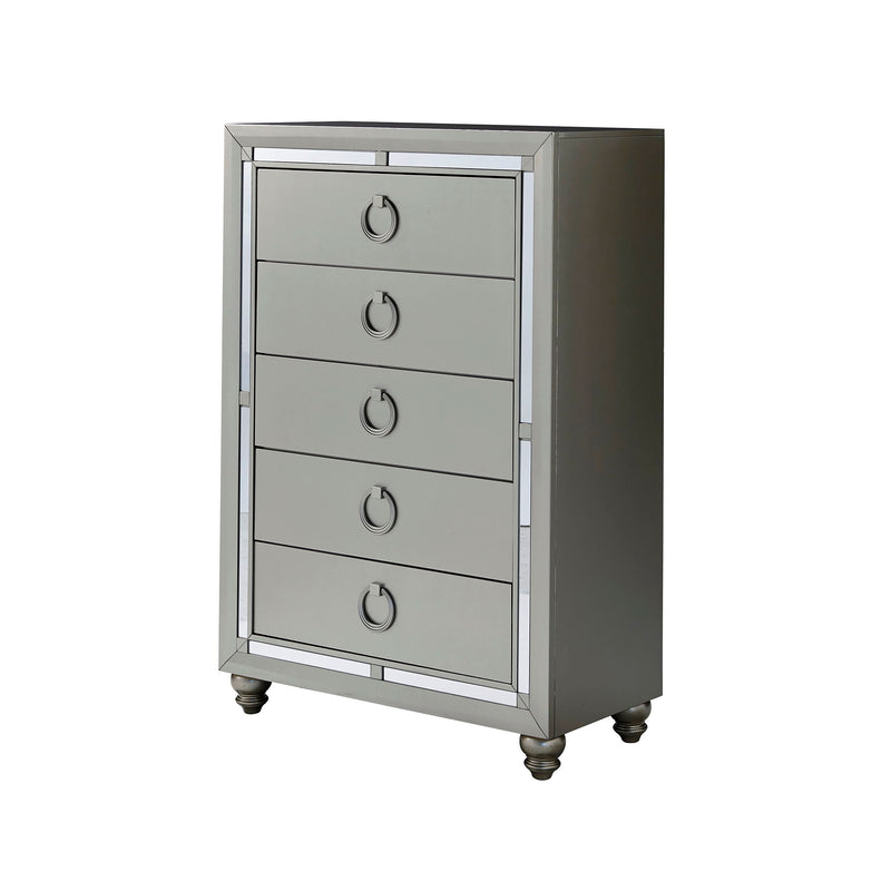 Chloe - Chest - Silver / Gray