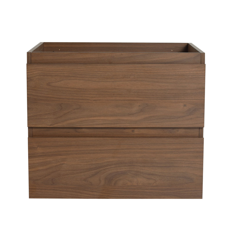 Wall Mounted Bathroom Vanity And Sink, 2 Soft Close Drawers