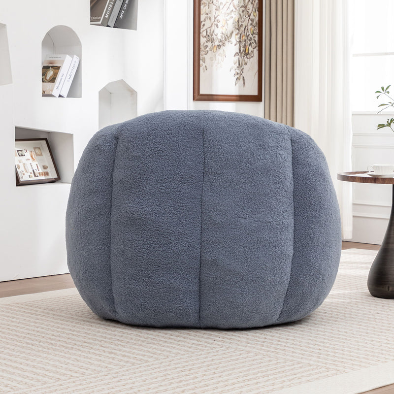 Comfy Bean Bag Chair With Memory Foam Filler, Tufted Soft