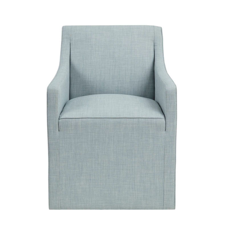 Traditional Skirted Dining Arm Chair