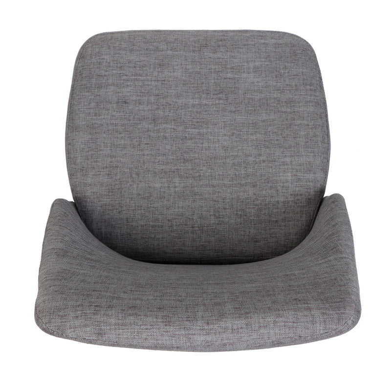 Modern Dining Chair With Iron Legs And Wood Finish