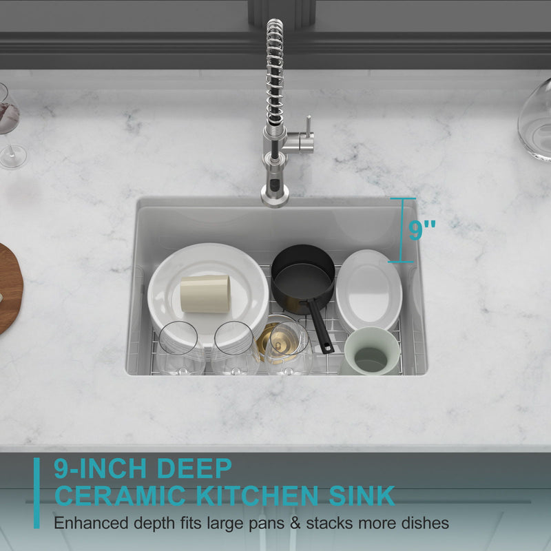 Rectangular Deep Single Bowl Kitchen Sink