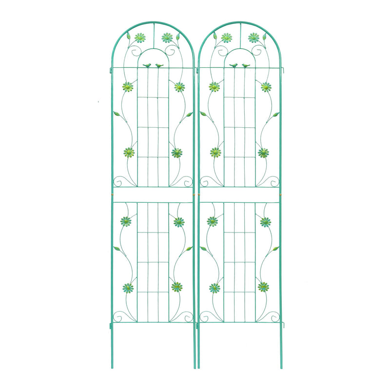 Metal Garden Trellis Rustproof Trellis For Climbing Plant Outdoor Flower Support