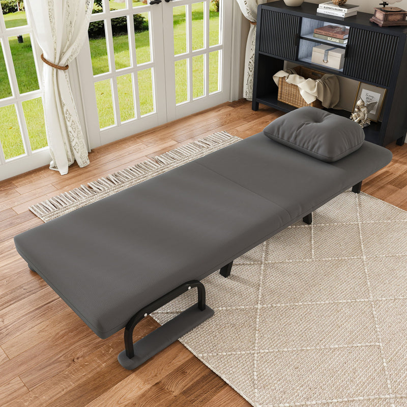 5 In 1 Folding Sofa Bed With 5 Position Adjustable Backrest