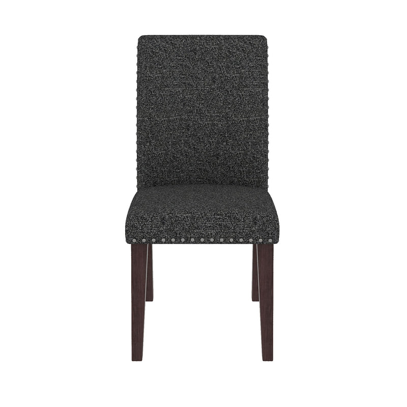 Upholstered Dining Chair With High Back Design (Set of 2)