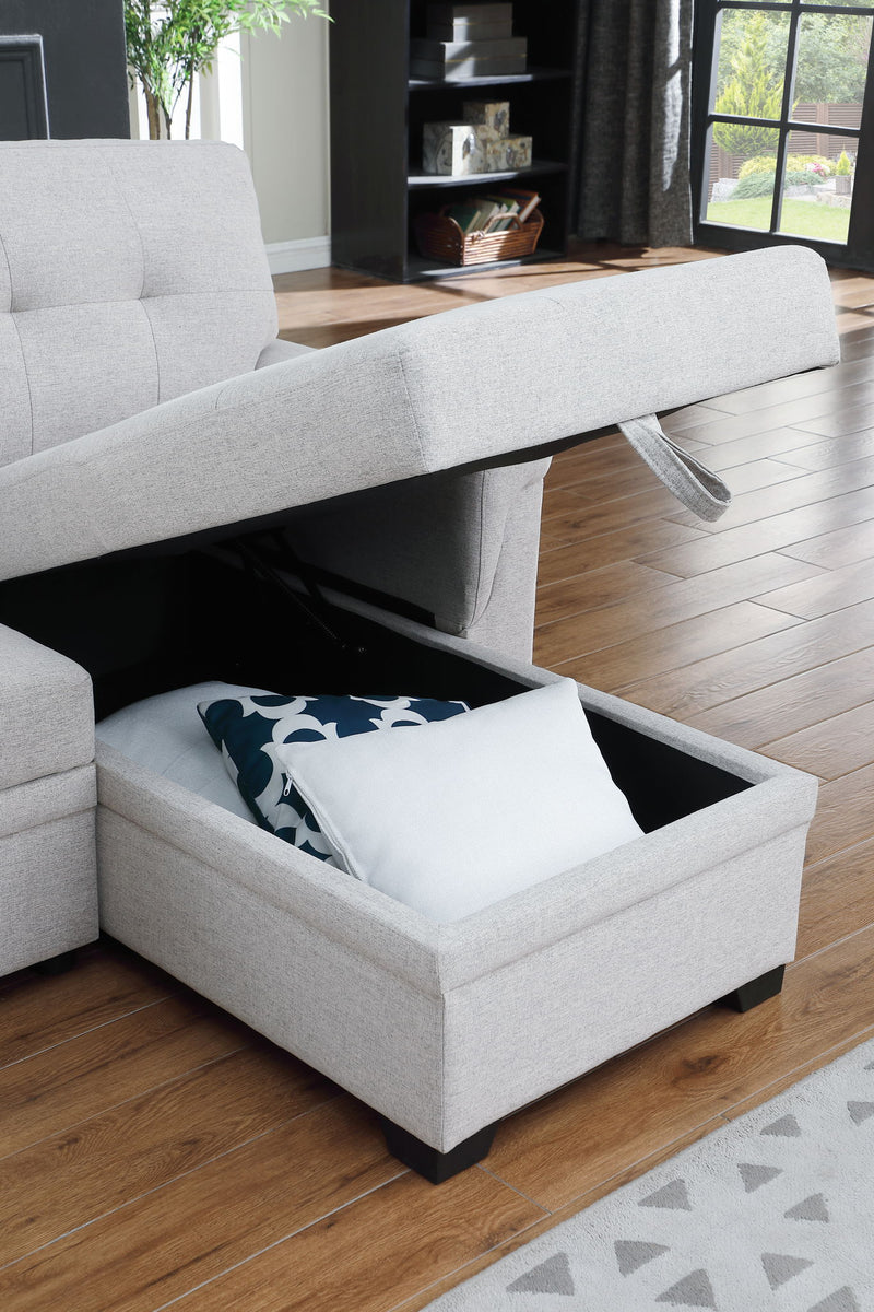 Destiny - Reversible Sleeper Sectional Sofa With Storage Chaise