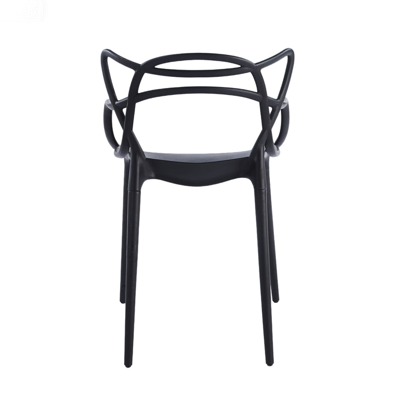 Dining Chair (Set of 4) - Black - Plastic