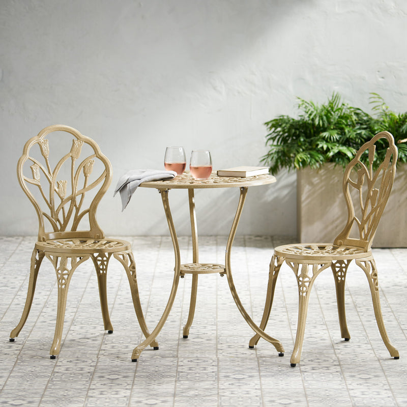 Nassau - Cast 3 Piece Bistro Set