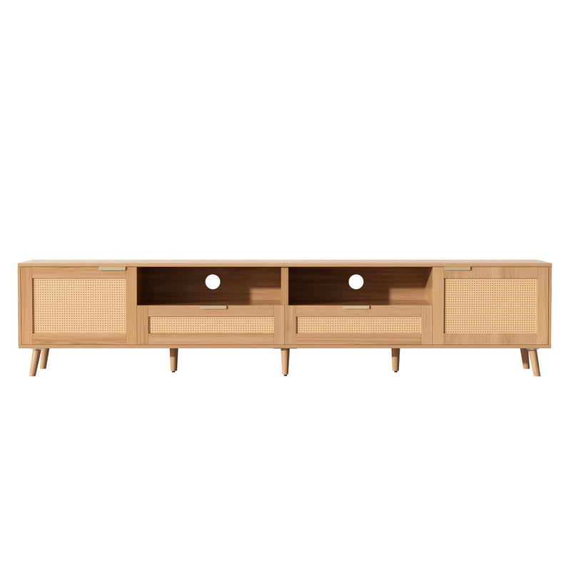 TV Stand, Media Console With Cable Management