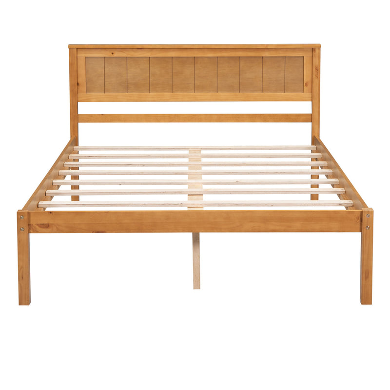 Platform Bed Frame With Headboard