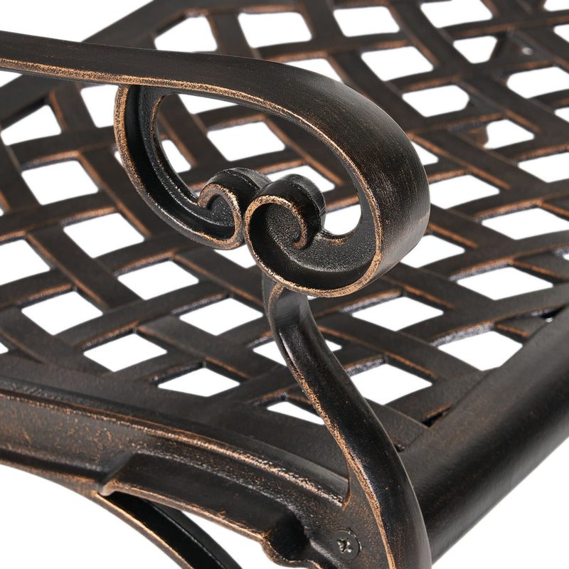 Spencer - Cast Bench - Copper