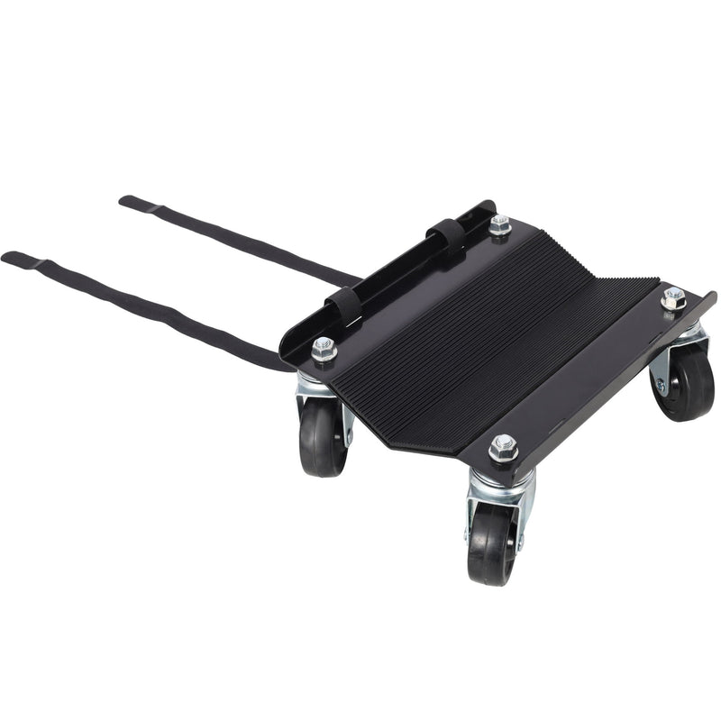 Heavy Duty Snowmobile Dolly With V Slide And Swivel Casters Steel, 1500Lbs Capacity