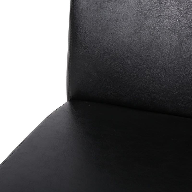 Contemporary Dining Chair With Rubberwood Legs (Set of 2)