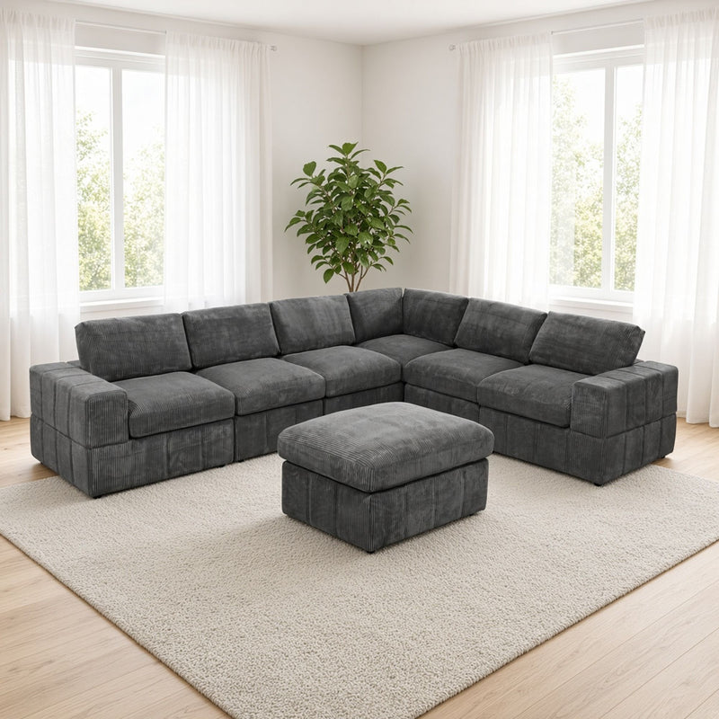 Oversized Ottoman Footrest, Living Room Accent