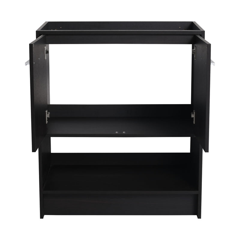 Modern Freestanding Bathroom Vanity With 2 Doors