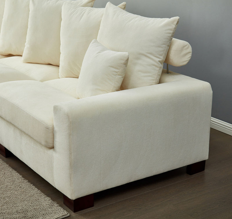 5 Seater Oversized Convertible L & U Shaped Couch