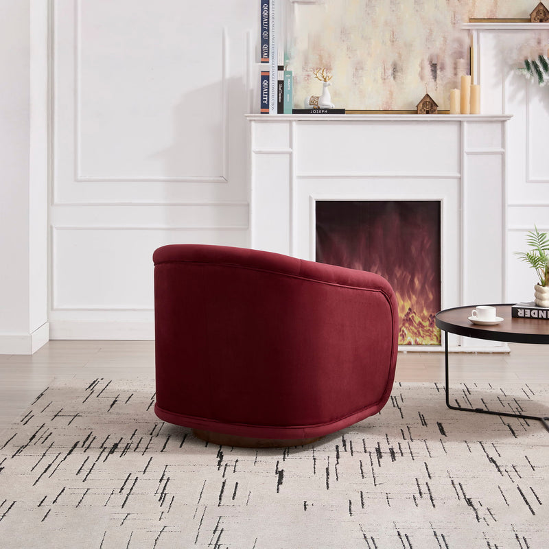 Swivel Accent Chair With 360 Degree Rotating