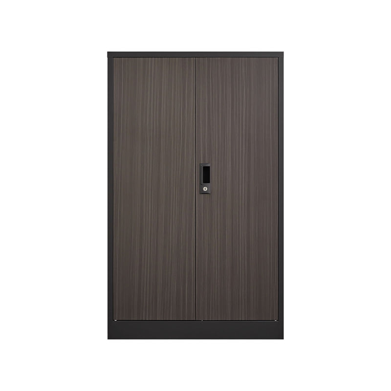 Metal Storage Cabinet With Locking Doors And Adjustable Shelf, Folding Filing Storage Cabinet, Folding Storage Locker Cabinet For Home Office, School, Garage