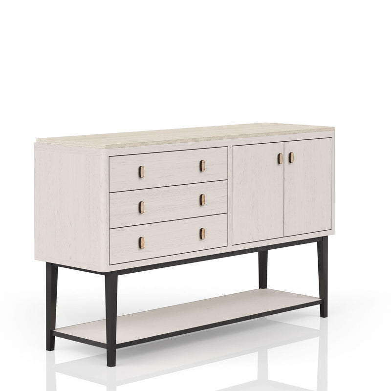 Server With Base - White