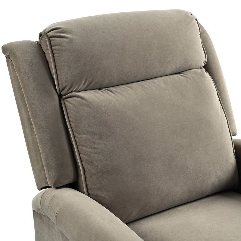 360 Degrees Swivel Recliner Manual Rocking Recliner Home With Adjustable Backrest