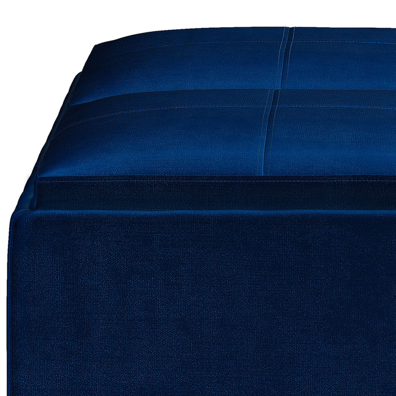 Avalon - Square Coffee Table, Storage Ottoman