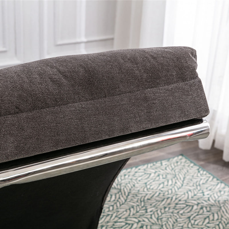 Massage Chaise Lounge Indoor With Remote Control, Ergonomic Electric Massage Lounger