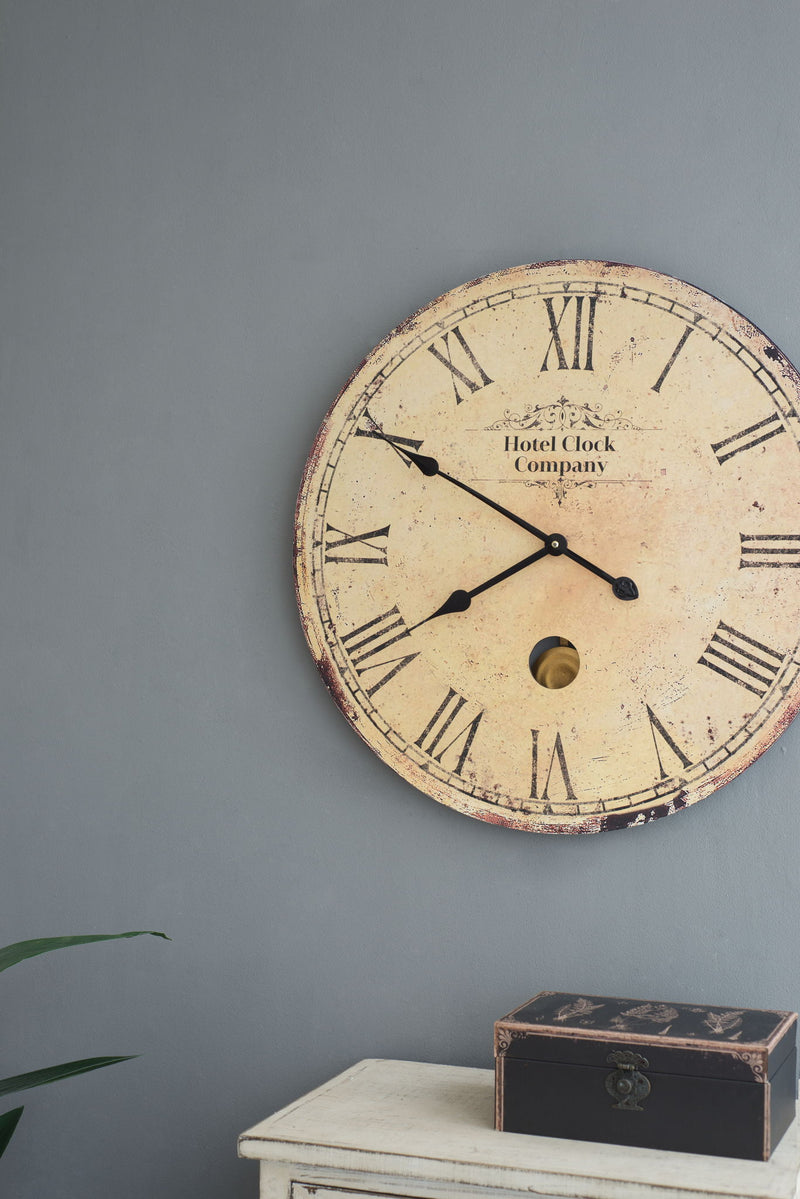 Wall Clock - Beige